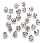 Bicone 4 - Améthyste Clair Satin (25 pces)