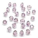 Bicone 4 - Améthyste Clair (25 pces)