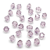 Bicone 4 - Améthyste Clair (25 pces)