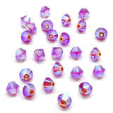 Bicone 4 - Siam Clair AB2x (25 pces)