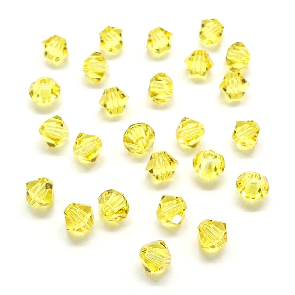 Bicone 4 - Topaze Claire (25 pces)