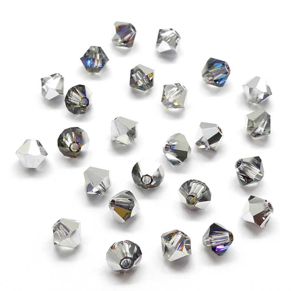 Bicone 4 - Bleu Meridian (25 pces)