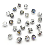 Bicone 4 - Bleu Meridian (25 pces)