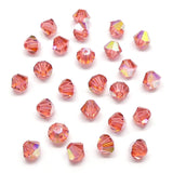 Bicone 4 - Padparadscha AB (25 pces)