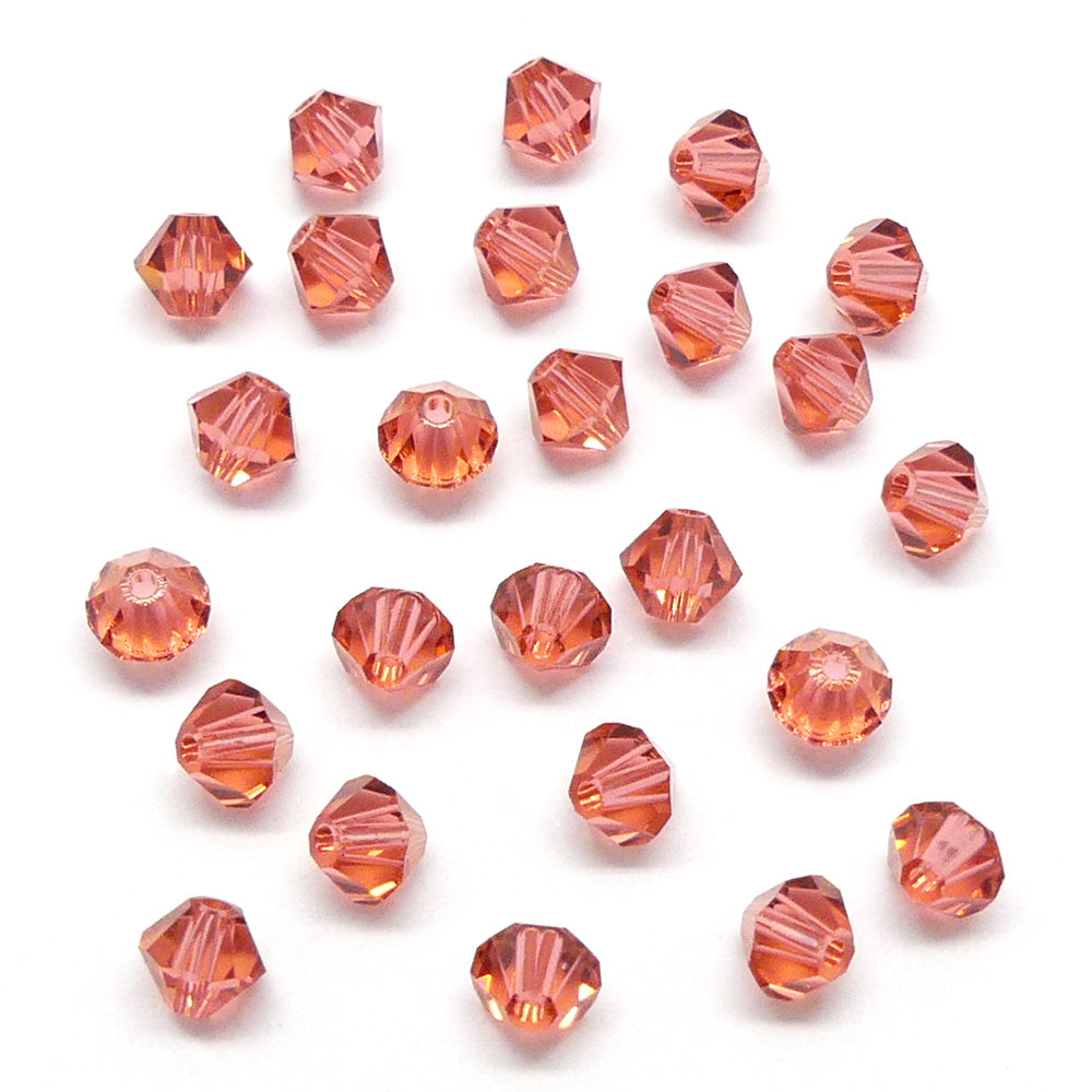Bicone 4 - Padparadscha (25 pces)