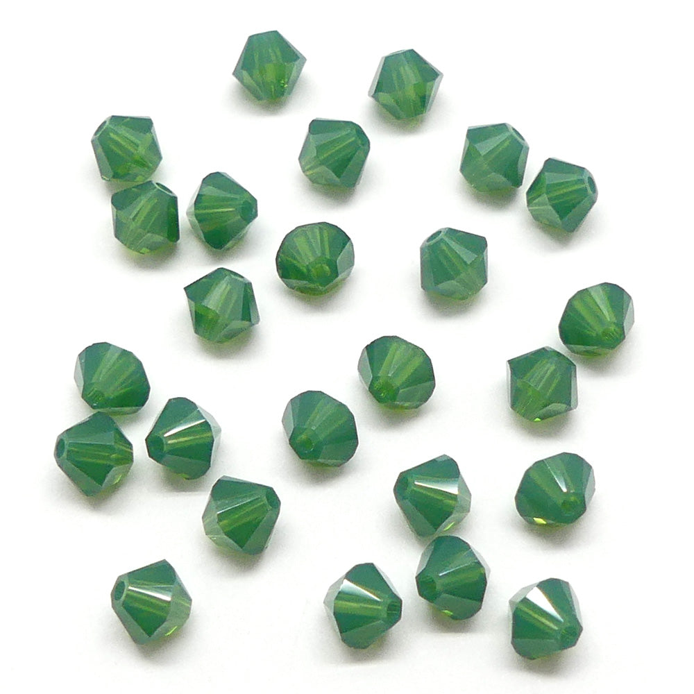 Bicone 4 - Opale Vert Palais (25 pces)