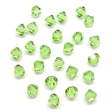 Bicone 4 - Peridot (25 pces)