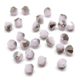 Bicone 4 - Rose Alabaster Satin (25 pces)