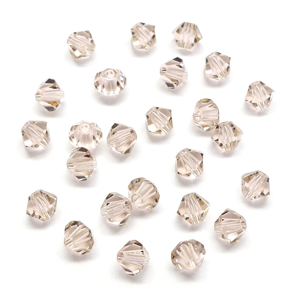 Bicone 4 - Vintage Rose (25 pces)