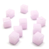 Cube 4 mm - Rose Alabaster (5 pces)