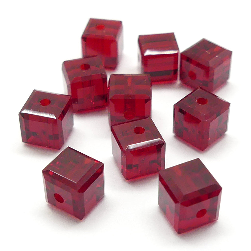 Cube 4 mm - Siam (5 pces)