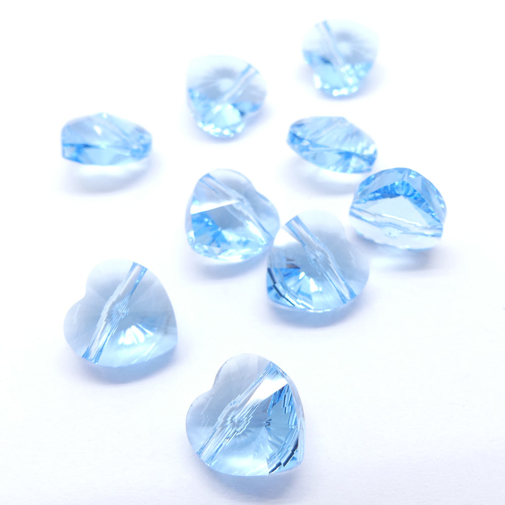 Coeur Traversé 10 - Aquamarine (à la pièce)