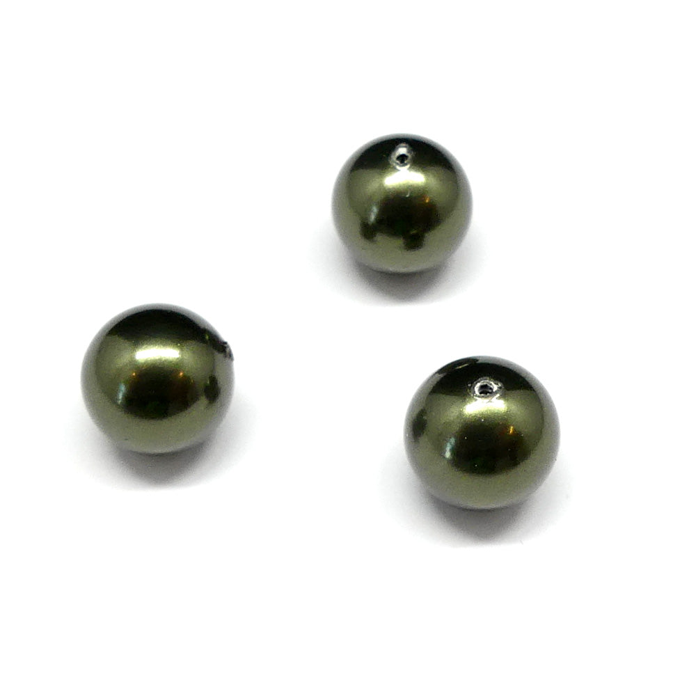 Perle 10 - Dark Green (2 pces)