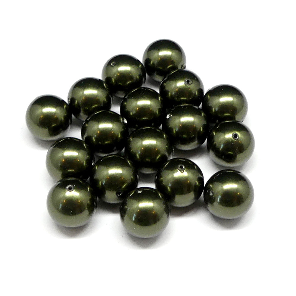 Perle 10 - Dark Green (2 pces)