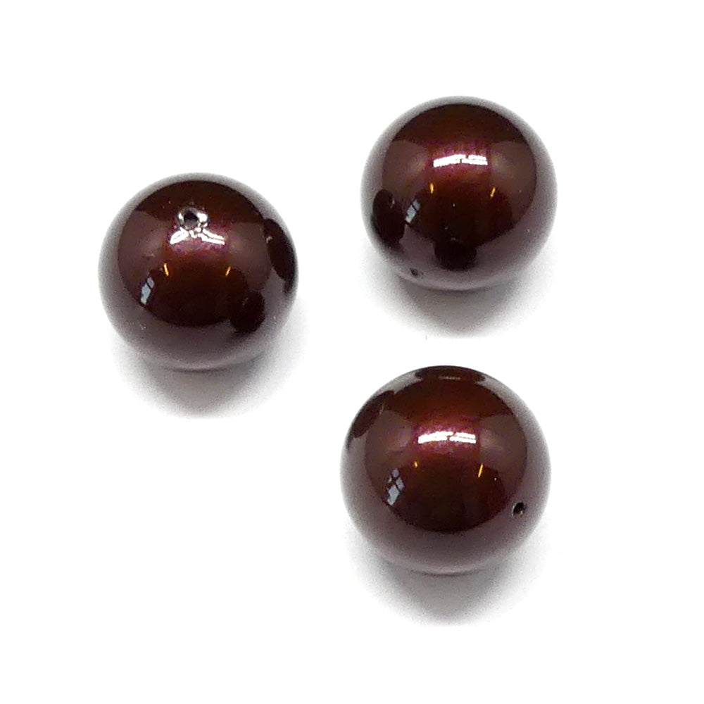 Perle 12 - Marron (1 pce)