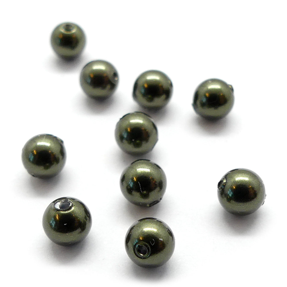 Perle 4 - Dark Green (10 pces)