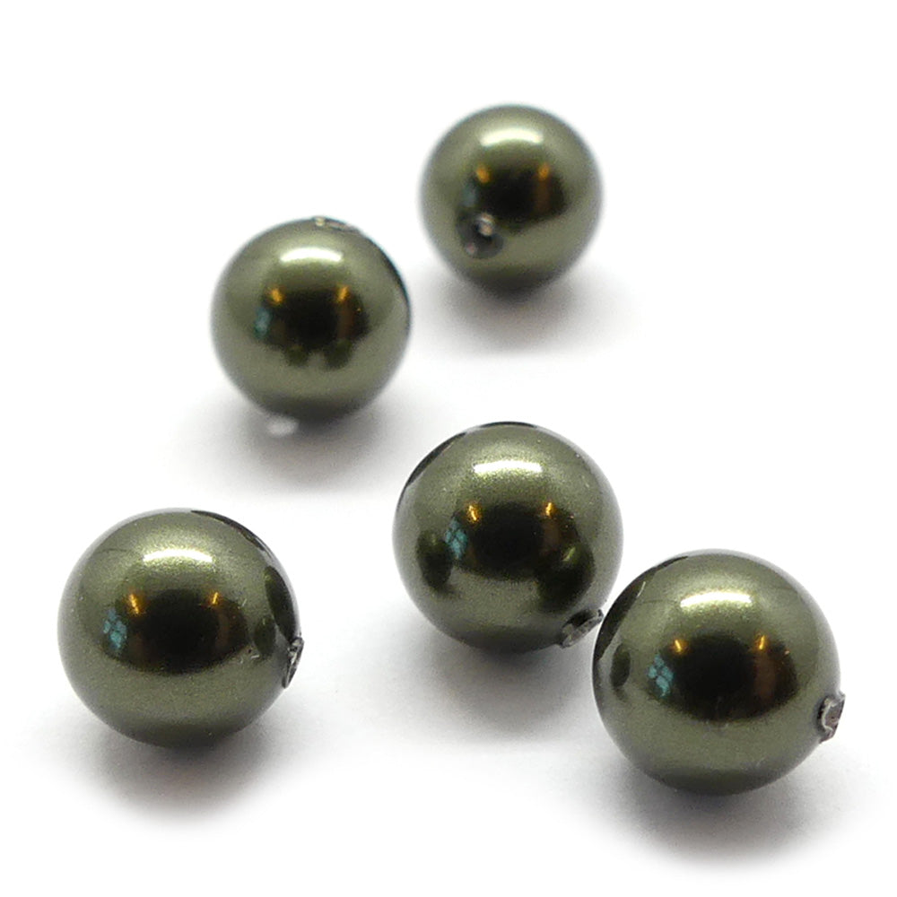 Perle 6 - Dark Green (5 pces)