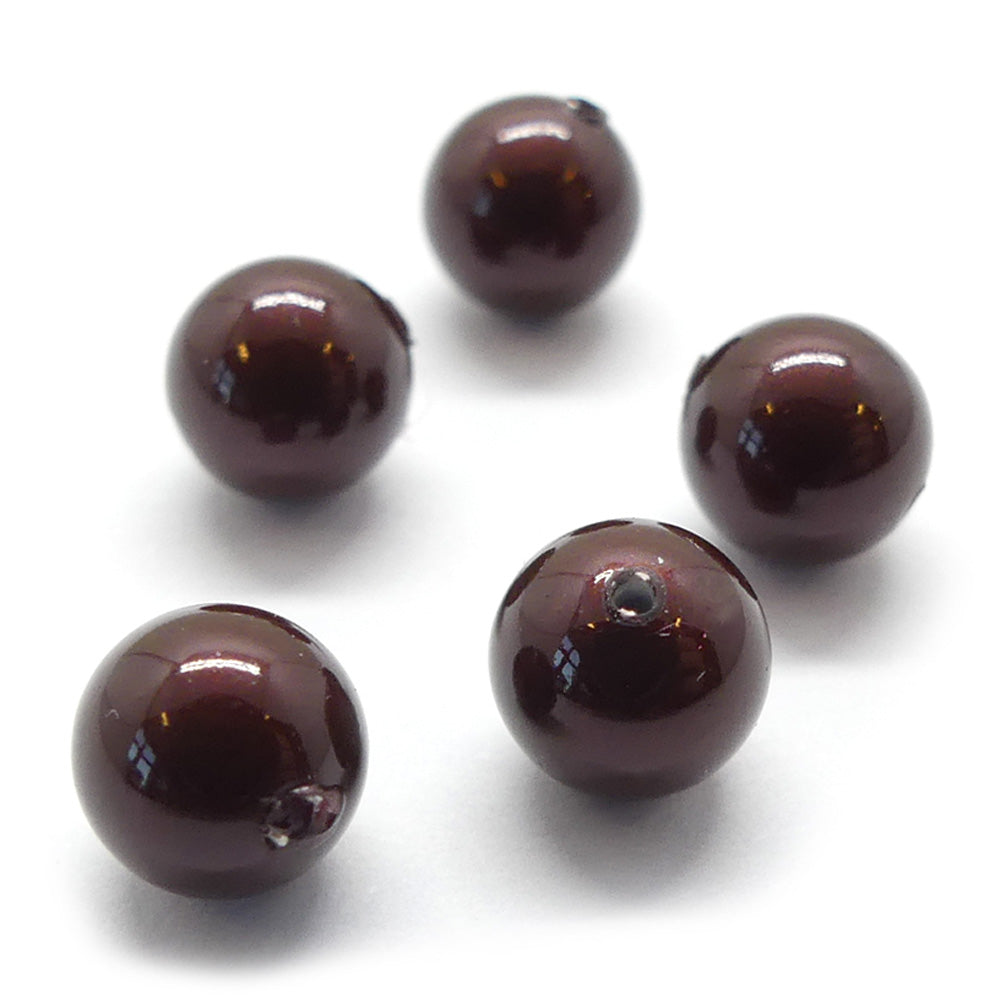 Perle 6 - Marron (5 pces)