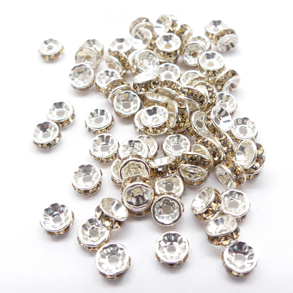 Séparateur rondelle 4 - Light Topaze (5 pces)