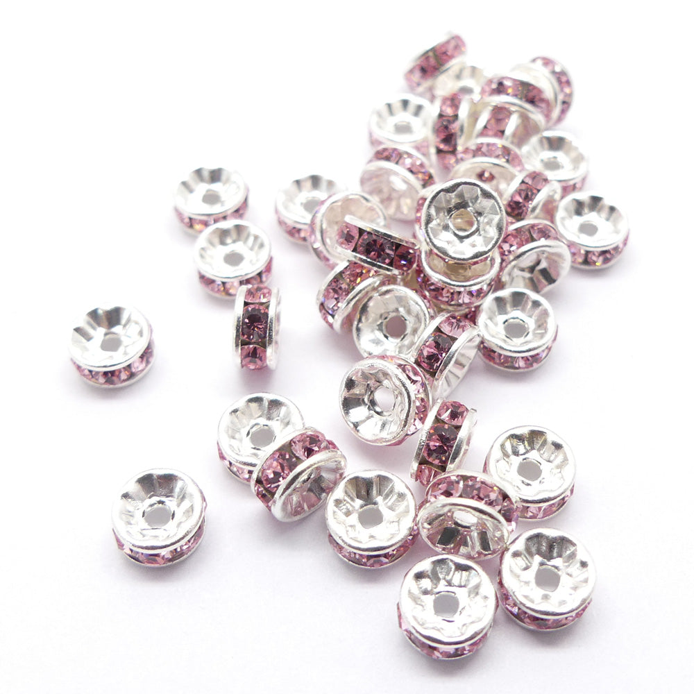 Séparateur rondelle 5 - Light Rose (5 pces)