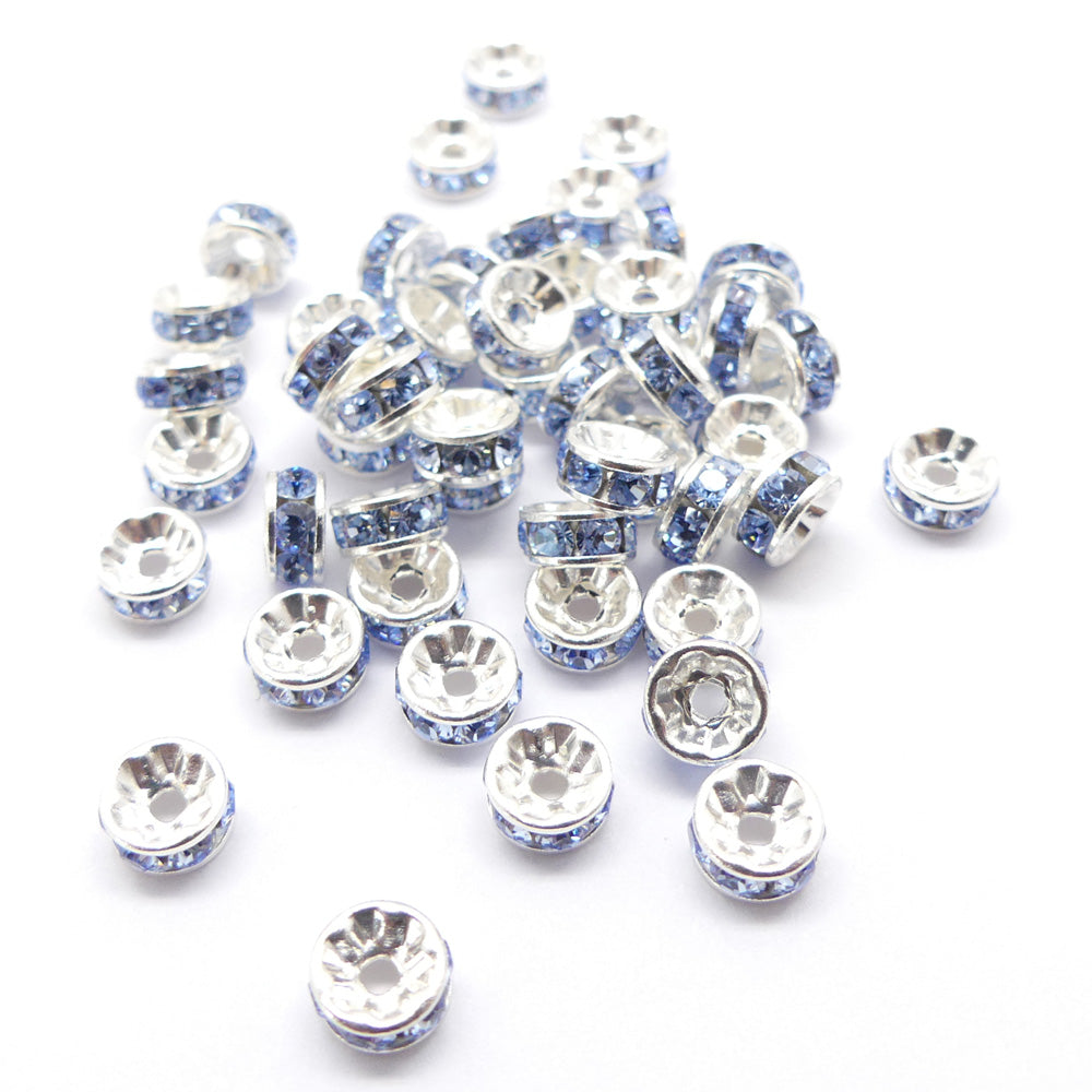 Séparateur rondelle 5 - Light Sapphire (5 pces)