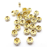 Séparateur rondelle 6 - Crystal Or (5 pces)