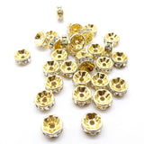 Séparateur rondelle 6 - Crystal Or (5 pces)