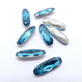 Long ovale 15 x 5 mm - Indicolite (à la pièce)