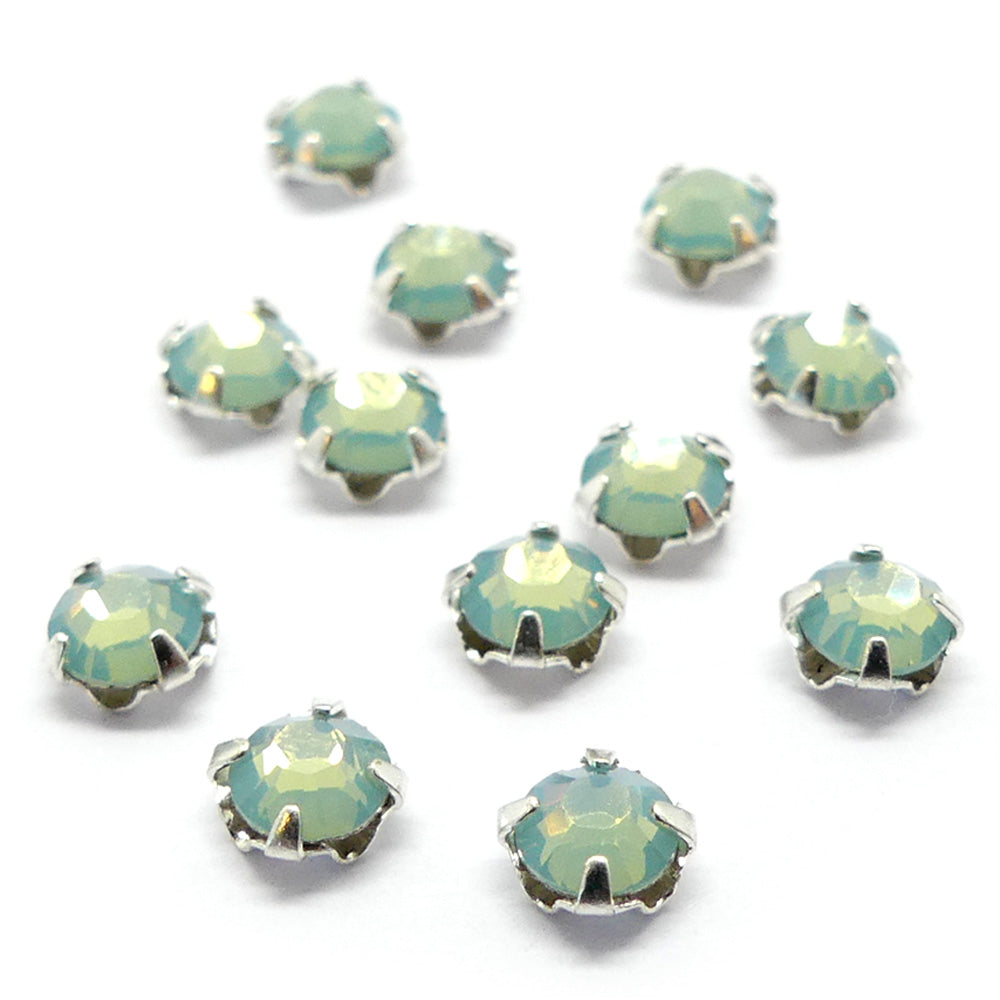 Rose Xilion HF montée 4 mm - Pacific Opal (10 pces)