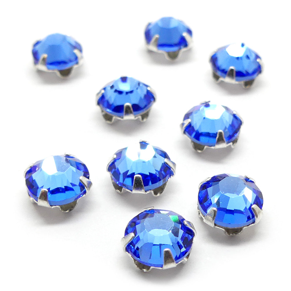 Rose Xilion HF montée 6 mm - Sapphire (5 pces)