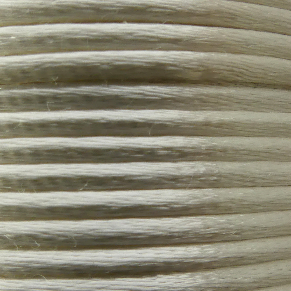 Cordon de satin - Blanc ivoire 3 mm (3 mètres)