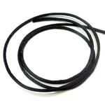 Cordon de satin - Noir 3 mm (à la pièce)