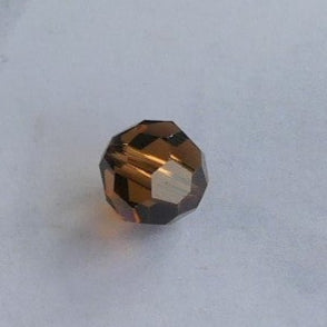 Perle de cristal Swarovski - Topaze fumé