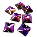 Solitaire carré 16 - Crystal Volcano (1 pce)