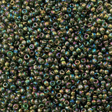 Toho - Rocaille 11 - Transparent Rainbow Olivine (8g)