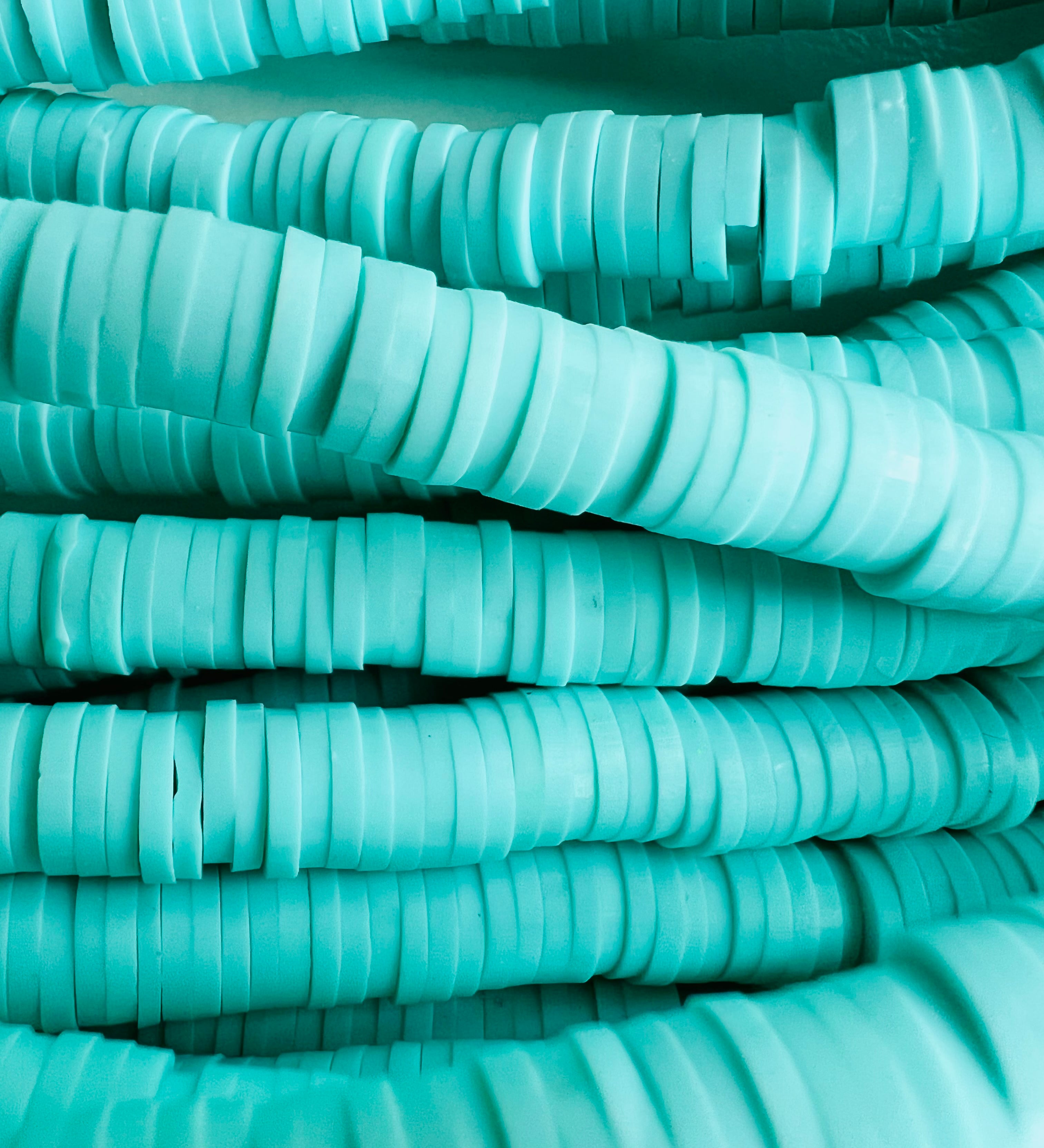 Perles Heishi - Turquoise (5 g ~100 pces)