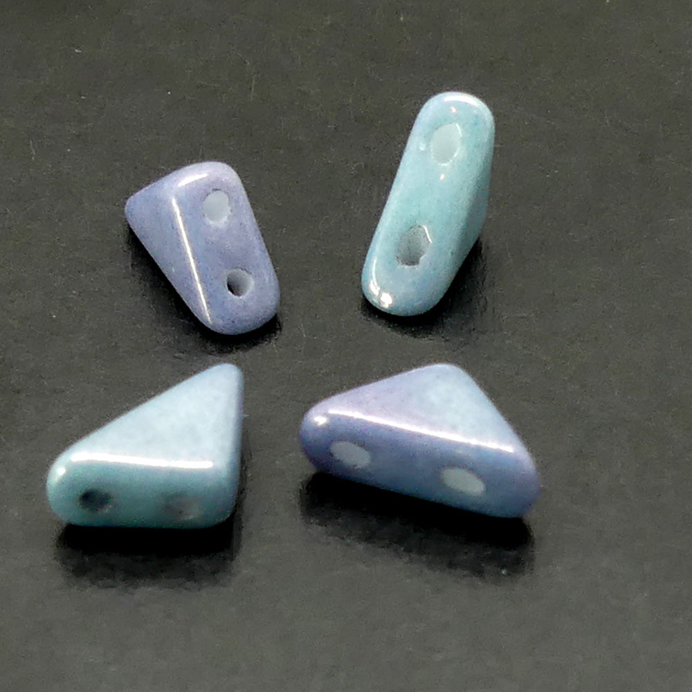 Tango Bead - Blue / Gray Plated