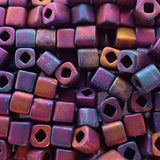 Toho - Cube 4 - Metallic Frosted Mardi Gras 