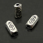 Tube hexagonal style Tibet  (20 pces)