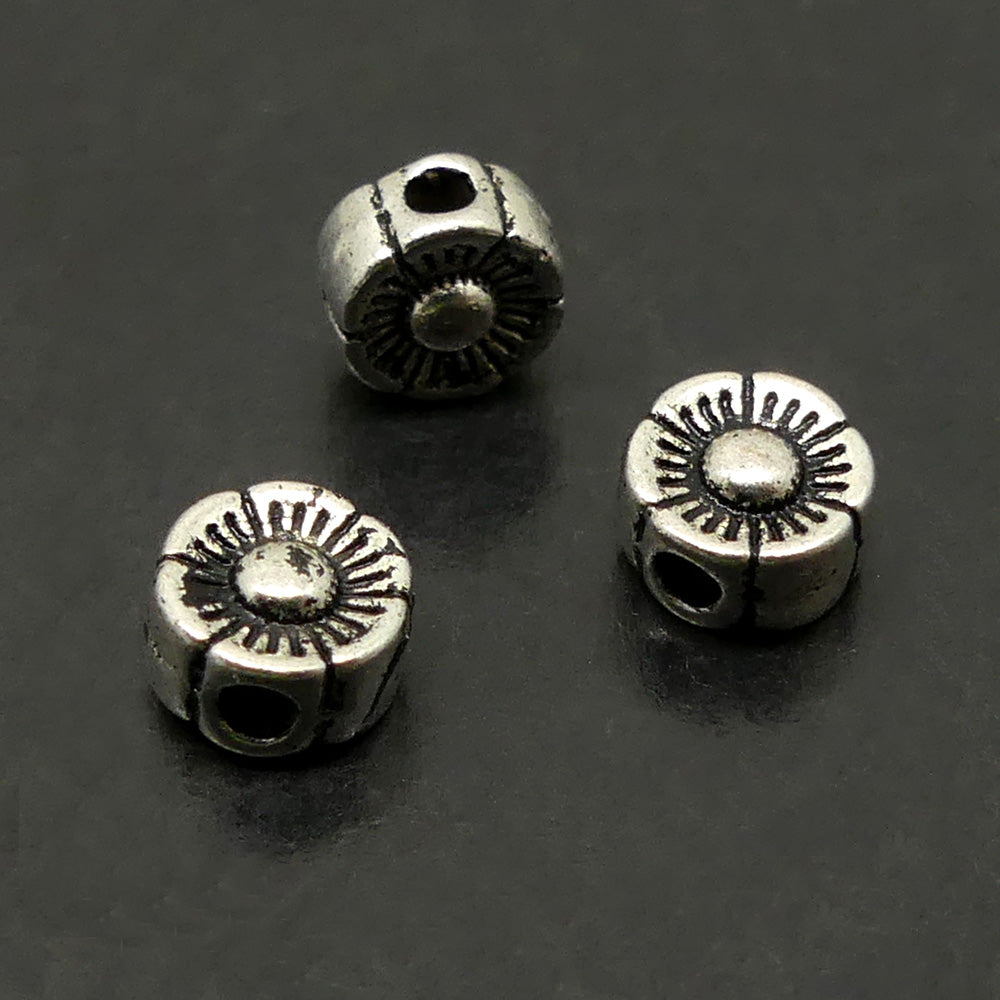 Perle Fleur-Soleil style Tibet (10 pces)