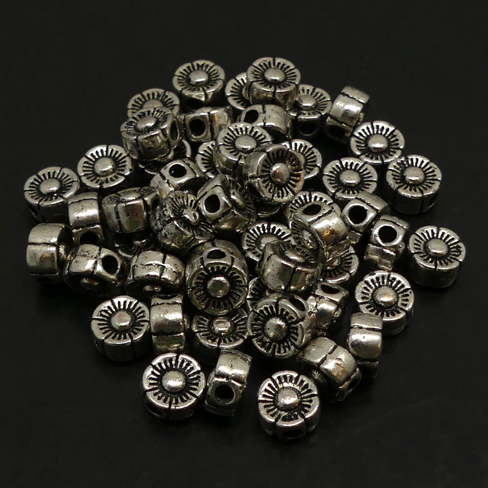 Perle Fleur-Soleil style Tibet (10 pces)