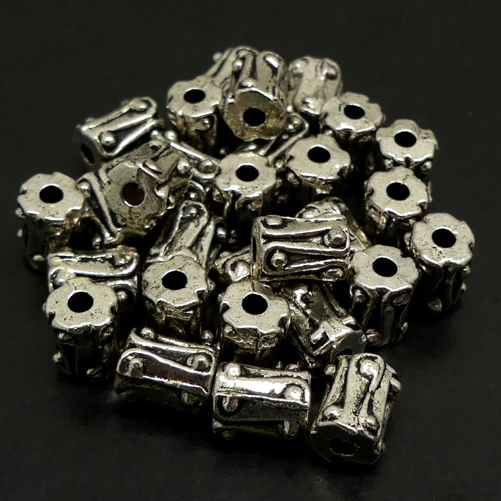 Perle Tambour style Tibet (10 pces)