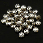 Perle Smiley 6 mm - Argenté (10 pces) 