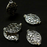 Perle Ovale Plate 15.5 mm (10 pces)