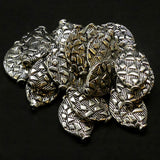 Perle Ovale Plate 15.5 mm (10 pces)