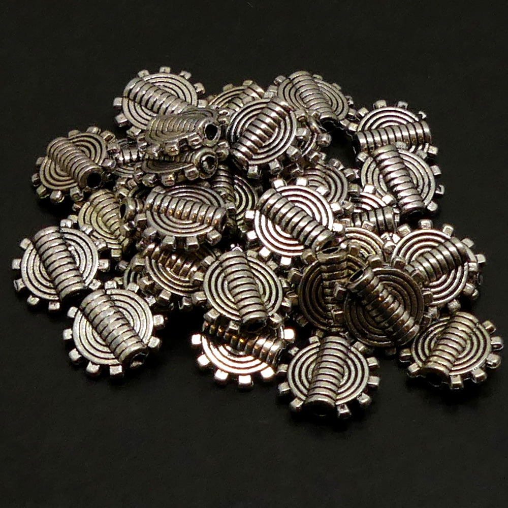 Perle disque soleil (5 pces)