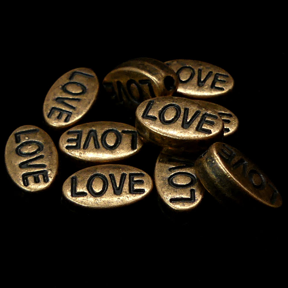 Perle Love cuivre 10 mm (5 pièces)