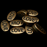 Perle Love cuivre 10 mm (5 pièces)