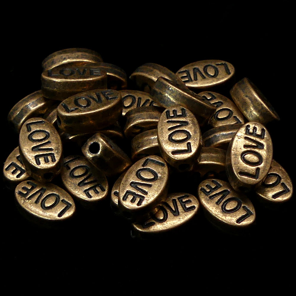 Perle Love cuivre 10 mm (5 pièces)
