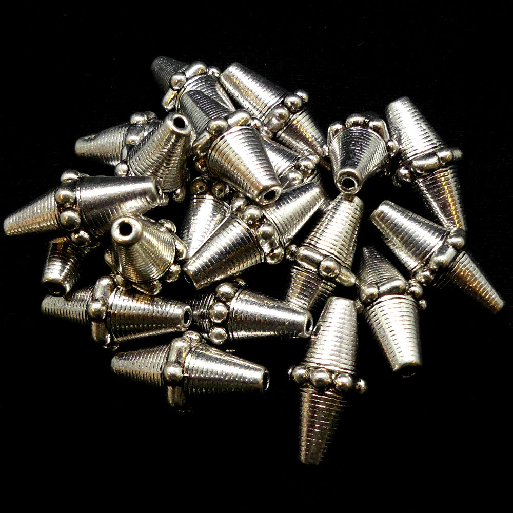 Toupie 21 mm -  Argenté (5 pièces)